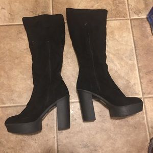 forever 21 boot black